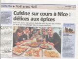 Actualité CUISINE SUR COURS, COURS DE CUISINE, Nice Borriglione
